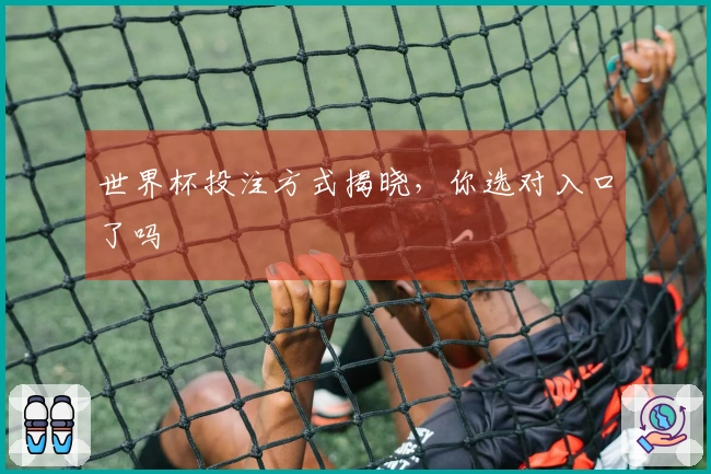 世界杯投注方式揭晓，你选对入口了吗